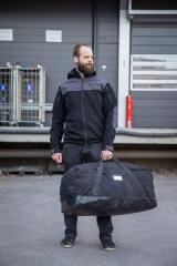 Ranskalainen keikkalaukku, 115 l, musta, ylijäämä. 