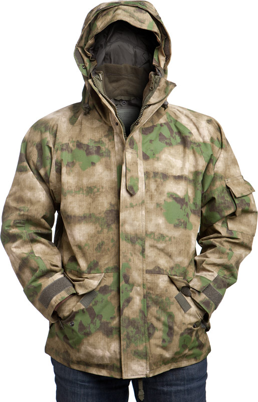 Mil-Tec ECWCS jacket with detachable fleece liner, MIL-TACS FG ...