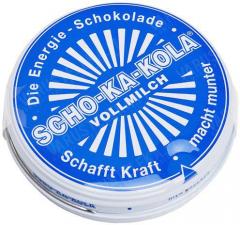 Scho-Ka-Kola, 100 g peltirasiassa, Maitosuklaa (täysmaito)