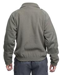Ranskalainen fleece-takki, vihreä, ylijäämä. Kuvan malli kokoa Medium Regular, päällään koon 88C (Small Regular) takki! Valitse siis pykälää pienempi koko kuin suositeltu!