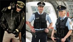 Bundespolizei lyhyt nahkatakki, ylijäämä. Saksan poliisi ennen ja nyt. Mitä on tapahtunut?