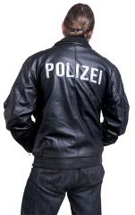Bundespolizei lyhyt nahkatakki, ylijäämä. 