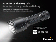 Fenix TK25 R&B taskulamppu. 