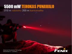 Fenix TK25 RED taskulamppu. 