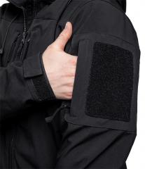 Särmä Softshell-takki. Hihassa pieni vetskarisulkuinen tasku ja merkkipaikka.