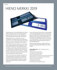 Hieno Merkki 2019 - Thin Blue Line. 