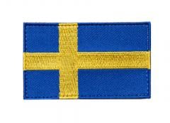 Särmä TST Ruotsin hihalippu, 77 x 47 mm. 