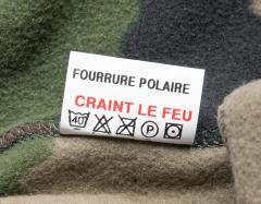 Ranskalainen F2 fleece-pusero, CCE, ylijäämä. "Pelkää tulta", eli tämä ei ole palosuojattu vaate. Ihan tavallista fleeceä, siis.