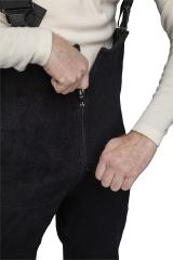 US ECWCS Fleece-väliasun housut, Polartec, ylijäämä. Sepalus aukeaa  kahdesta myös kahdesta suunnasta
