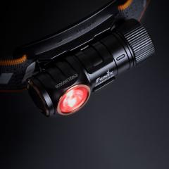 Fenix HM50R V2.0 otsalamppu. V2.0:n ominaisuuksista ehkä odotetuin on punainen valo.
