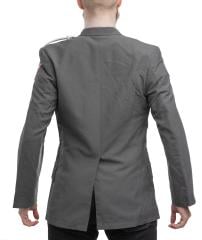 Itävaltalainen univormutakki, harmaa, ylijäämä. Muista ryhti, kun vetäiset kunnon humpat tämä takki päällä.