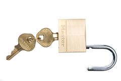 MasterLock 140T Lock, Brass, 2 Pack, Keyed Alike. 