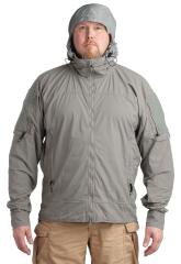 Beyond L5 Glacier PCU Softshell-takki, ylijäämä. Mallin pituus 183 cm, rinnanympärys 116 cm. Takin koko XL Regular.