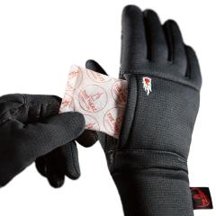 The Heat Company Wind Pro Liner aluskäsineet. Kämmenen päällä tasku erikseen myytäville kädenlämmittimille.