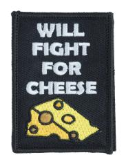 BotR Will Fight For Cheese moraalimerkki. 