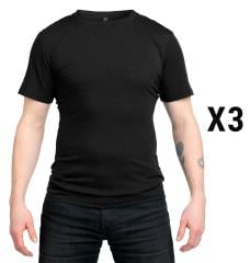 Särmä T-paita, merinovillaa, 3-Pack
