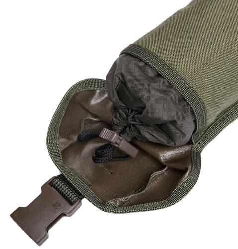 Särmä TST Yleistasku S. SR-solkiläpän lisäksi taskun sulku varmistetaan kiristettävällä "lumilukolla".
