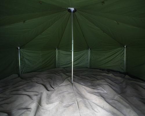 Savotta teltan maavaate. 