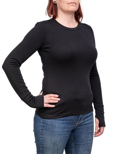 Särmä naisten merinopaita. Henkilön pituus / ry: 176 / 96 cm, paidan koko Medium.