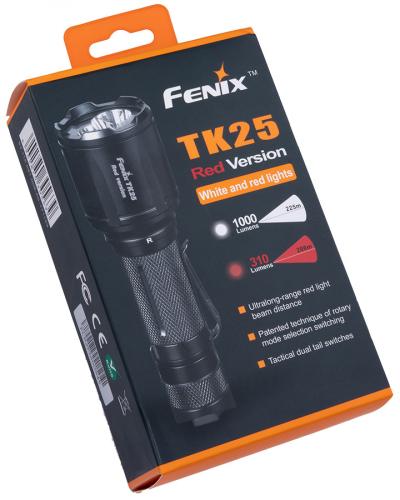 Fenix TK25 RED taskulamppu. 