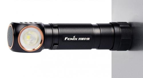 Fenix HM61R Black Edition otsalamppu. Magneettikiinnitys kannassa muuttaa valon työvaloksi esim. konetiloissa.
