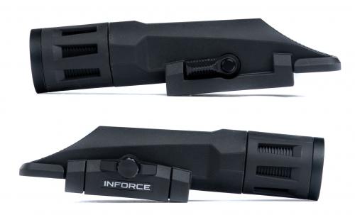 Inforce WMLx 800 lm asevalo. Vipukytkin käytön yksinkertaistamiseksi koska hyvänsä.