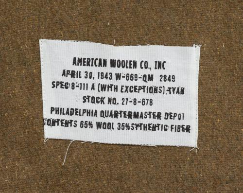 US WW2 huopa, oliivinvihreä, repro. Näiden infolappukin on kopio. Eli näitä ei ole tehnyt kyseinen yritys eikö kyseisenä vuonna. Materiaalit voi kyllä olla oikein.
