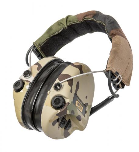 Sordin Supreme Pro-X 1.1 LED Headband kuulosuojaimet, Camouflage. 