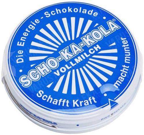 Scho-Ka-Kola, 100 g peltirasiassa. 