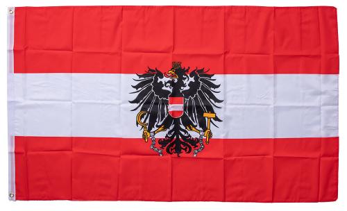 Itävallan lippu, 150 x 90 cm. 